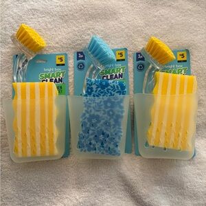 Smart Clean Bath Set - Yellow and Blue